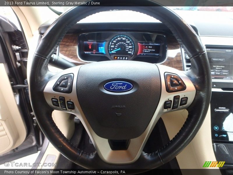 Sterling Gray Metallic / Dune 2013 Ford Taurus Limited