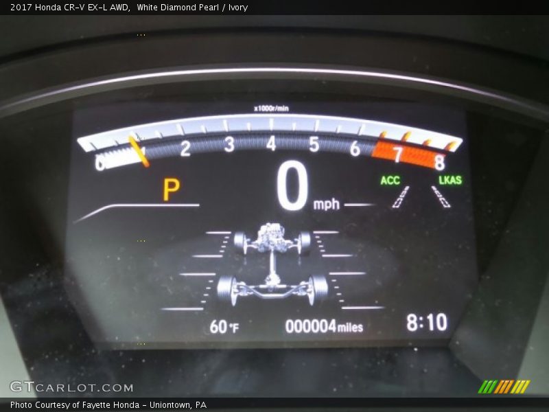White Diamond Pearl / Ivory 2017 Honda CR-V EX-L AWD