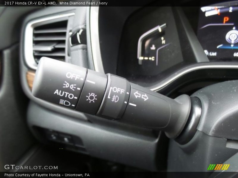 White Diamond Pearl / Ivory 2017 Honda CR-V EX-L AWD