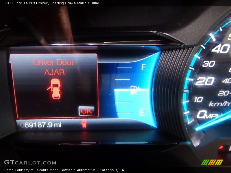 Sterling Gray Metallic / Dune 2013 Ford Taurus Limited