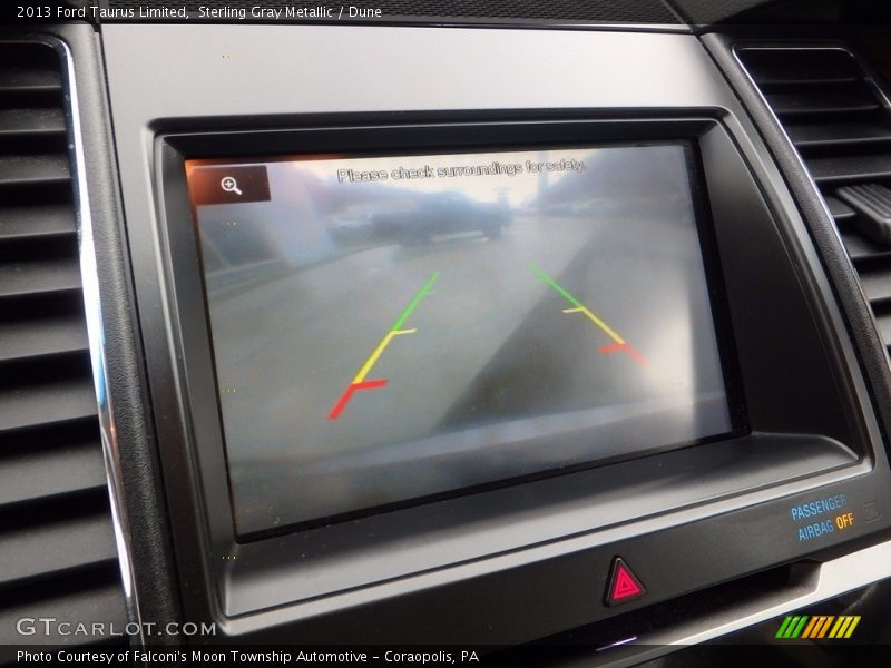 Sterling Gray Metallic / Dune 2013 Ford Taurus Limited