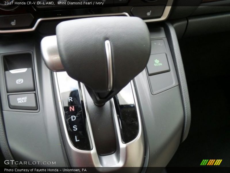 White Diamond Pearl / Ivory 2017 Honda CR-V EX-L AWD