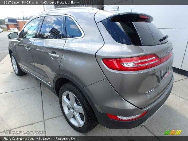 Luxe Metallic / Ebony 2017 Lincoln MKC Premier AWD