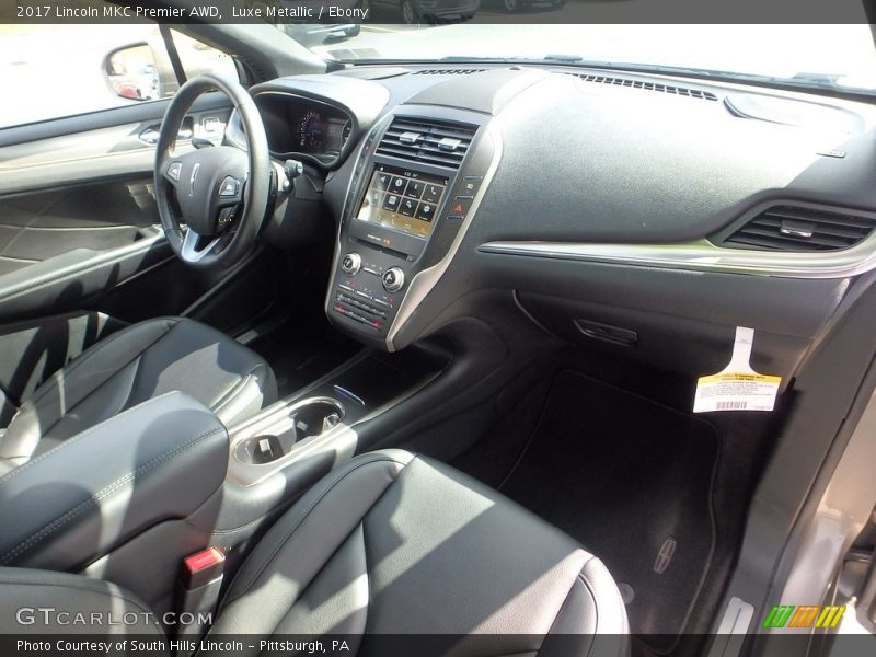 Dashboard of 2017 MKC Premier AWD