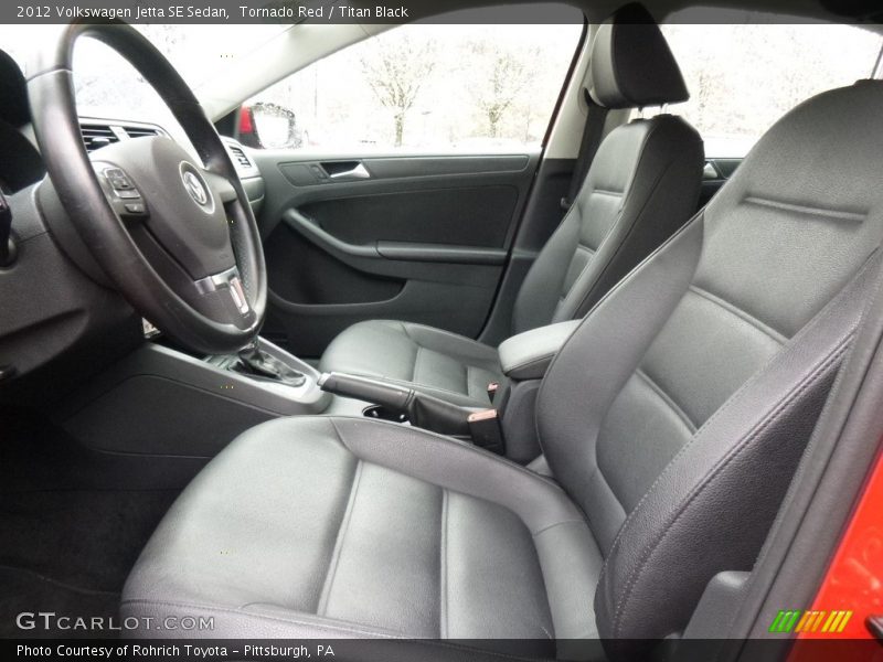 Tornado Red / Titan Black 2012 Volkswagen Jetta SE Sedan
