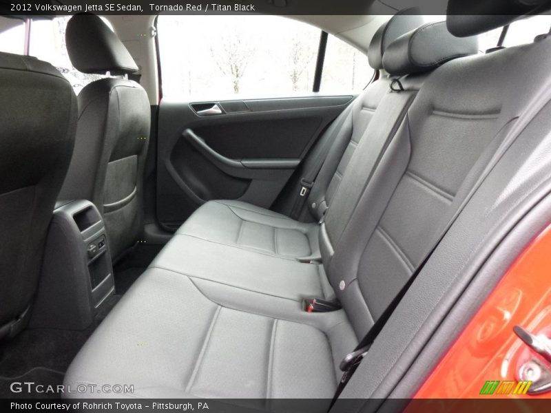 Tornado Red / Titan Black 2012 Volkswagen Jetta SE Sedan