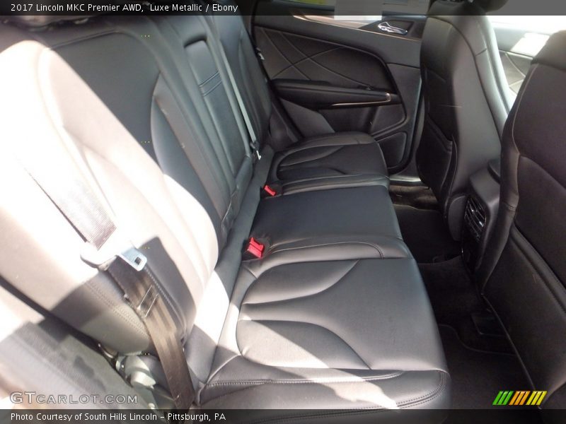 Rear Seat of 2017 MKC Premier AWD