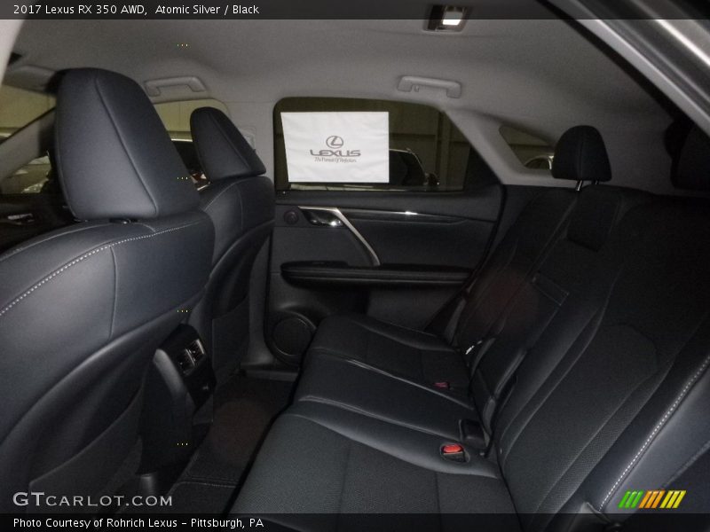 Atomic Silver / Black 2017 Lexus RX 350 AWD