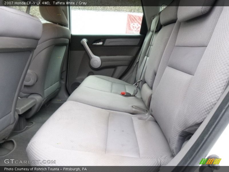 Taffeta White / Gray 2007 Honda CR-V LX 4WD