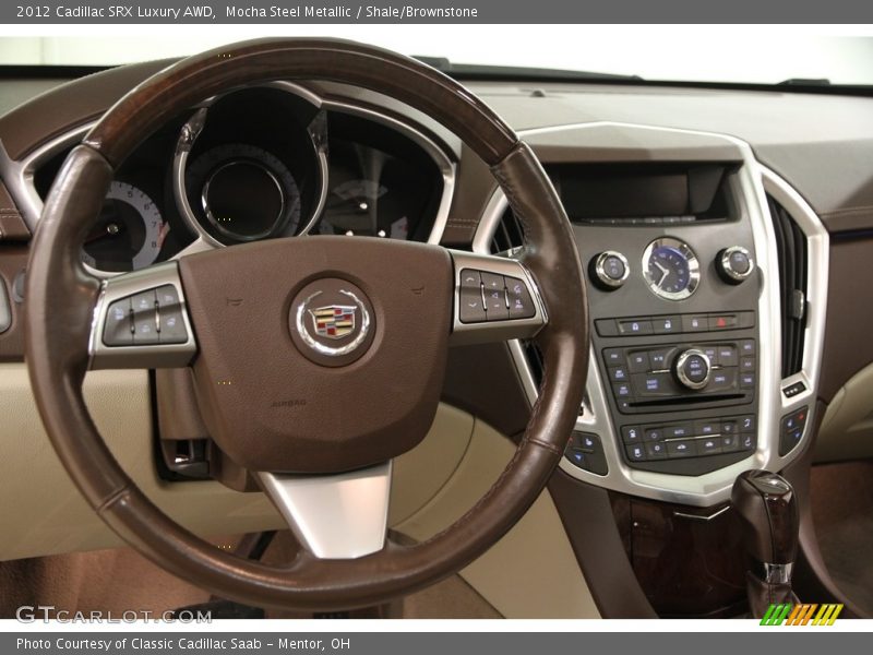 Mocha Steel Metallic / Shale/Brownstone 2012 Cadillac SRX Luxury AWD