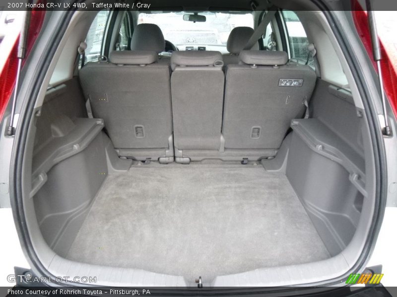 Taffeta White / Gray 2007 Honda CR-V LX 4WD