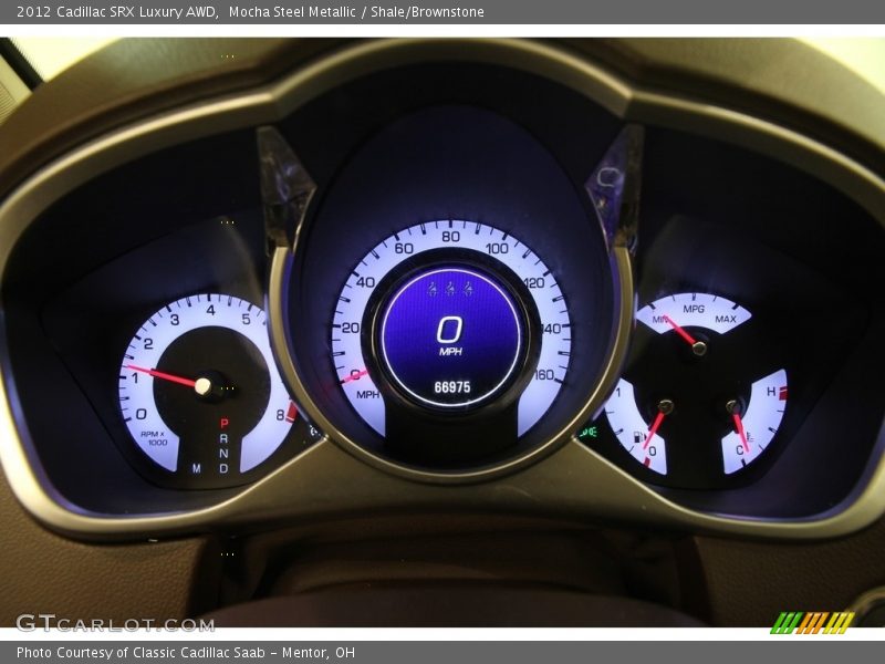 Mocha Steel Metallic / Shale/Brownstone 2012 Cadillac SRX Luxury AWD