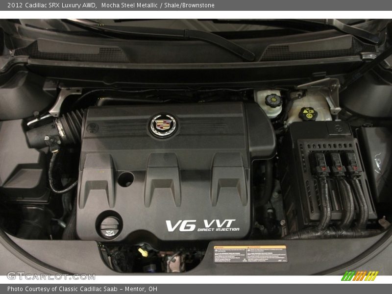 Mocha Steel Metallic / Shale/Brownstone 2012 Cadillac SRX Luxury AWD