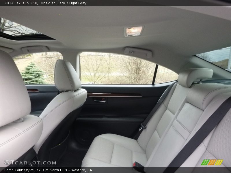 Obsidian Black / Light Gray 2014 Lexus ES 350