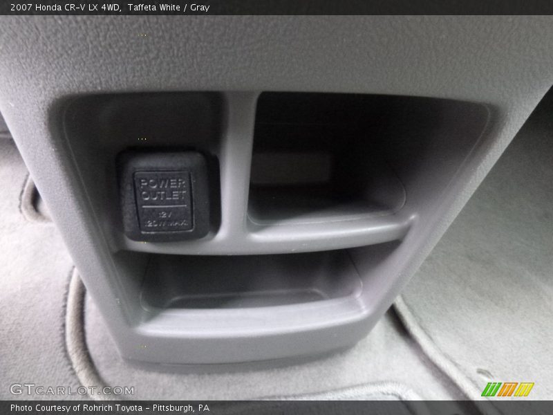 Taffeta White / Gray 2007 Honda CR-V LX 4WD