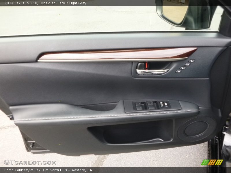 Obsidian Black / Light Gray 2014 Lexus ES 350