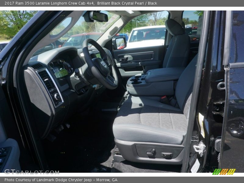 Brilliant Black Crystal Pearl / Black 2017 Ram 3500 Laramie Longhorn Crew Cab 4x4