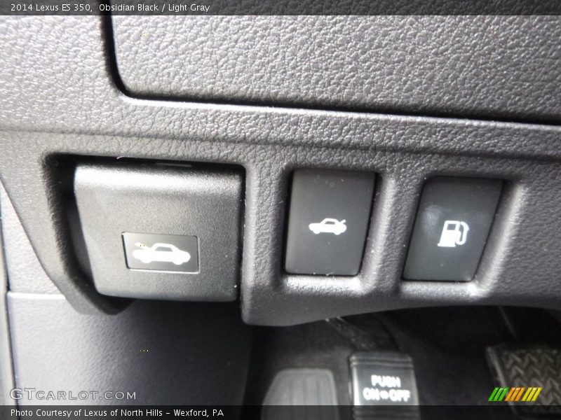 Obsidian Black / Light Gray 2014 Lexus ES 350