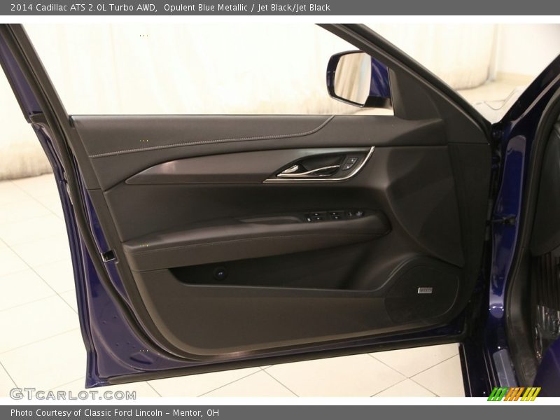 Opulent Blue Metallic / Jet Black/Jet Black 2014 Cadillac ATS 2.0L Turbo AWD