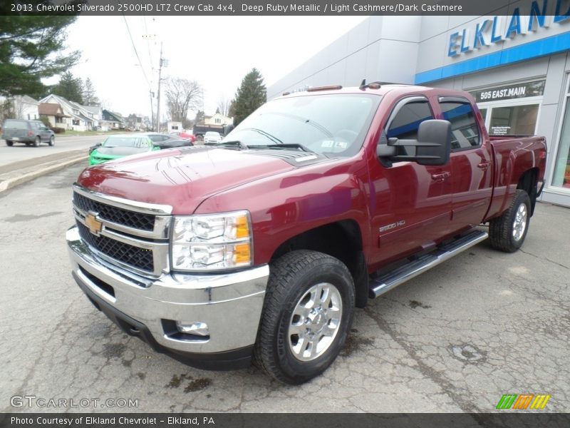 Deep Ruby Metallic / Light Cashmere/Dark Cashmere 2013 Chevrolet Silverado 2500HD LTZ Crew Cab 4x4