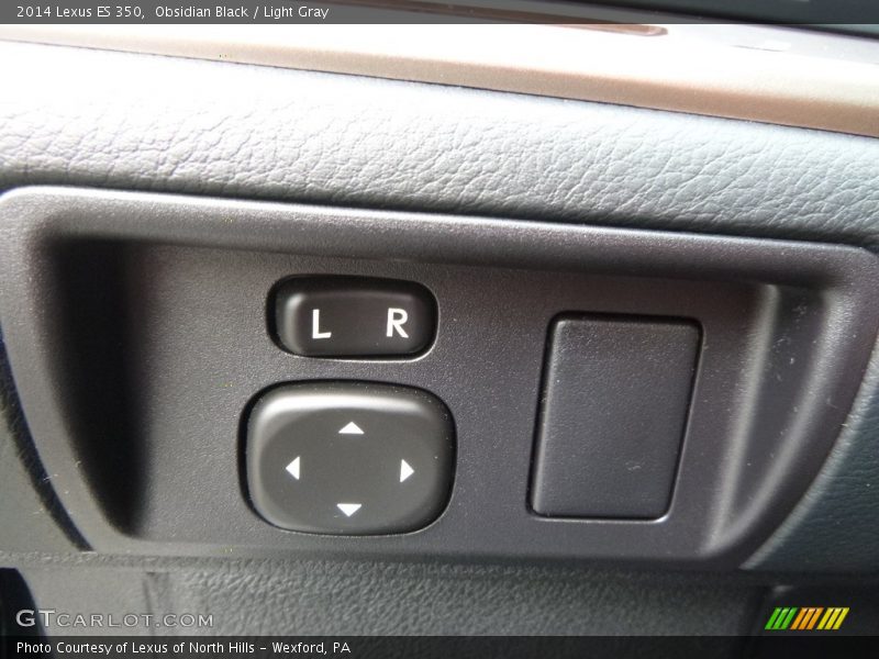 Obsidian Black / Light Gray 2014 Lexus ES 350