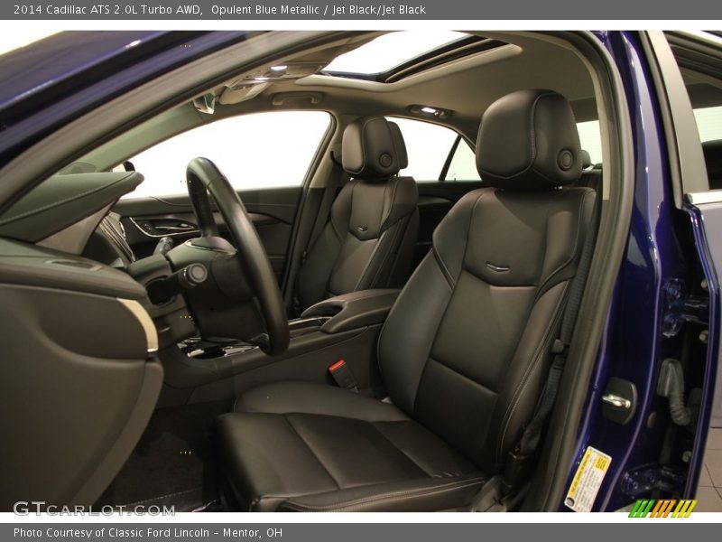 Opulent Blue Metallic / Jet Black/Jet Black 2014 Cadillac ATS 2.0L Turbo AWD