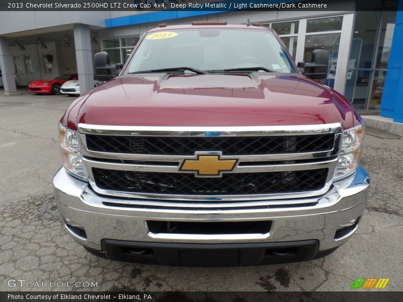 Deep Ruby Metallic / Light Cashmere/Dark Cashmere 2013 Chevrolet Silverado 2500HD LTZ Crew Cab 4x4