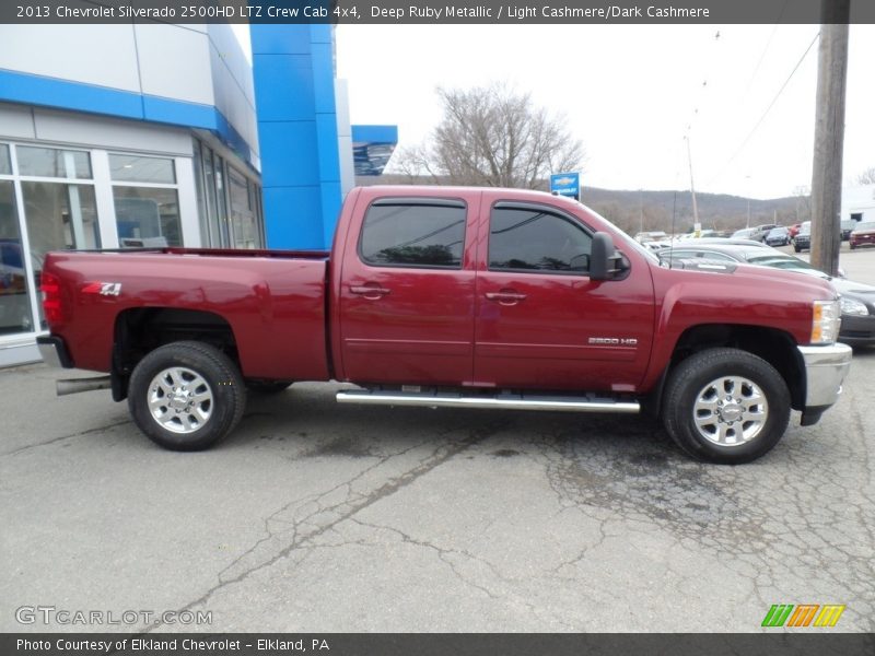 Deep Ruby Metallic / Light Cashmere/Dark Cashmere 2013 Chevrolet Silverado 2500HD LTZ Crew Cab 4x4