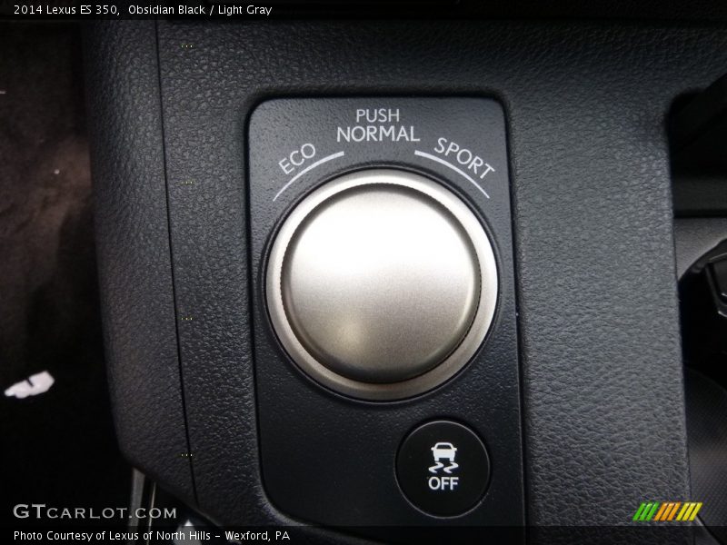 Obsidian Black / Light Gray 2014 Lexus ES 350