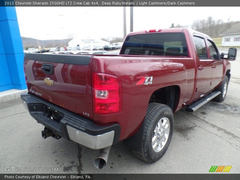 Deep Ruby Metallic / Light Cashmere/Dark Cashmere 2013 Chevrolet Silverado 2500HD LTZ Crew Cab 4x4