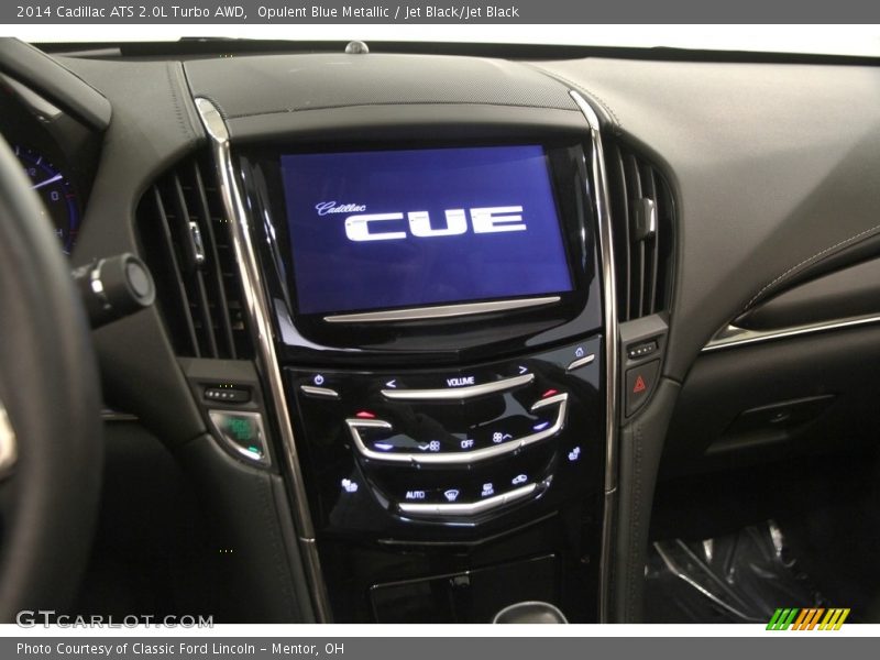 Opulent Blue Metallic / Jet Black/Jet Black 2014 Cadillac ATS 2.0L Turbo AWD