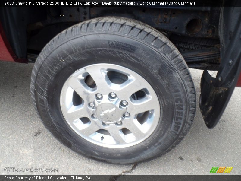 Deep Ruby Metallic / Light Cashmere/Dark Cashmere 2013 Chevrolet Silverado 2500HD LTZ Crew Cab 4x4
