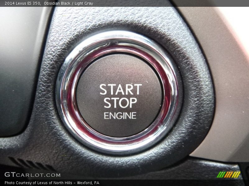 Obsidian Black / Light Gray 2014 Lexus ES 350