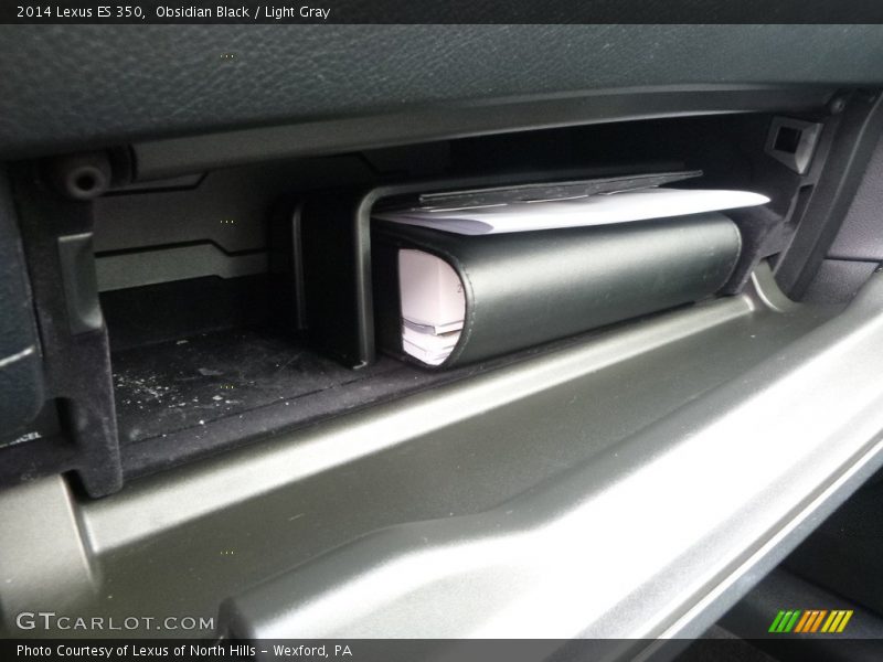 Obsidian Black / Light Gray 2014 Lexus ES 350