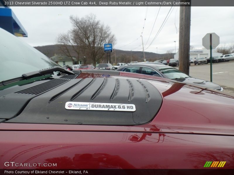 Deep Ruby Metallic / Light Cashmere/Dark Cashmere 2013 Chevrolet Silverado 2500HD LTZ Crew Cab 4x4