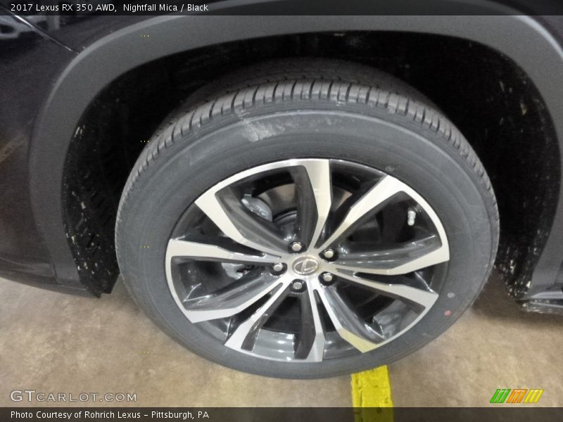 Nightfall Mica / Black 2017 Lexus RX 350 AWD