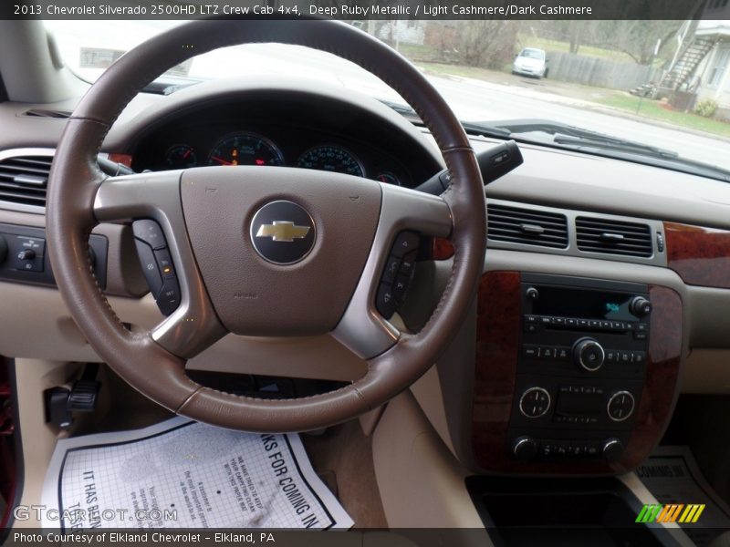 Deep Ruby Metallic / Light Cashmere/Dark Cashmere 2013 Chevrolet Silverado 2500HD LTZ Crew Cab 4x4