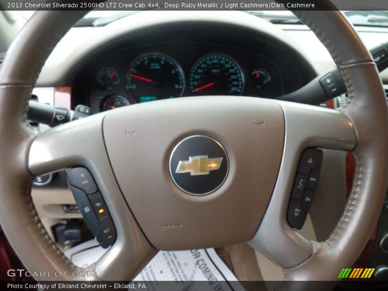 Deep Ruby Metallic / Light Cashmere/Dark Cashmere 2013 Chevrolet Silverado 2500HD LTZ Crew Cab 4x4