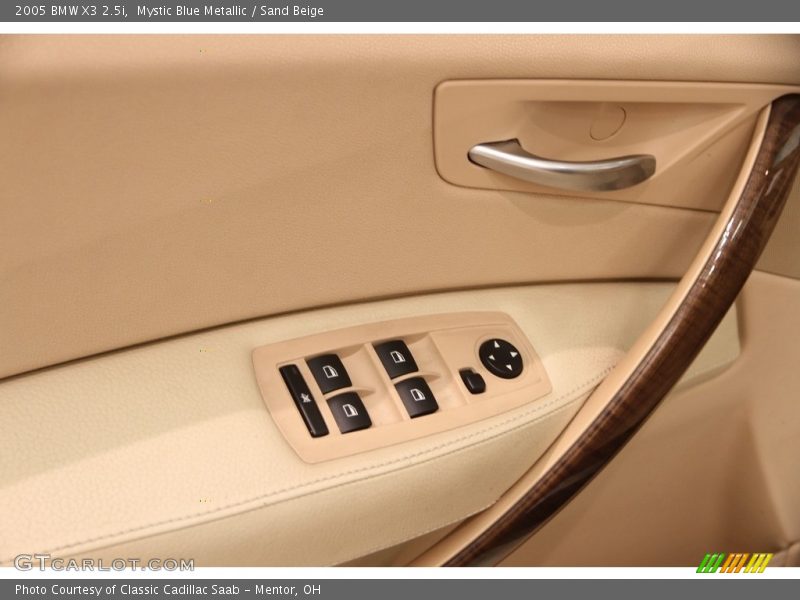 Mystic Blue Metallic / Sand Beige 2005 BMW X3 2.5i