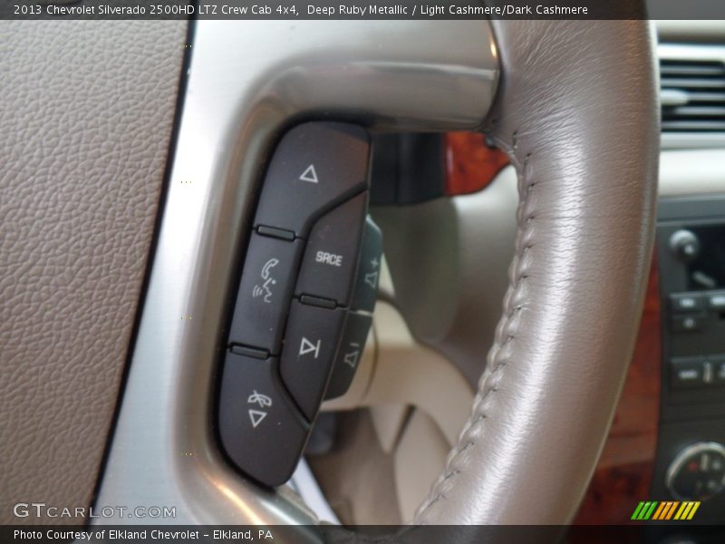 Deep Ruby Metallic / Light Cashmere/Dark Cashmere 2013 Chevrolet Silverado 2500HD LTZ Crew Cab 4x4