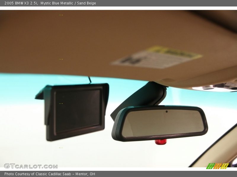 Mystic Blue Metallic / Sand Beige 2005 BMW X3 2.5i