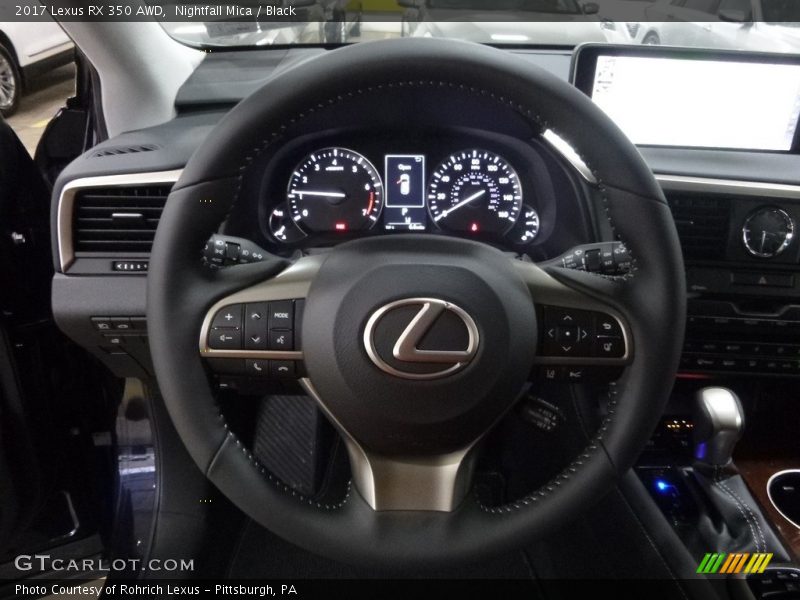 Nightfall Mica / Black 2017 Lexus RX 350 AWD
