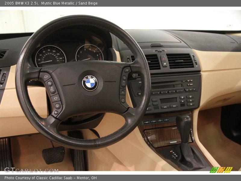 Mystic Blue Metallic / Sand Beige 2005 BMW X3 2.5i