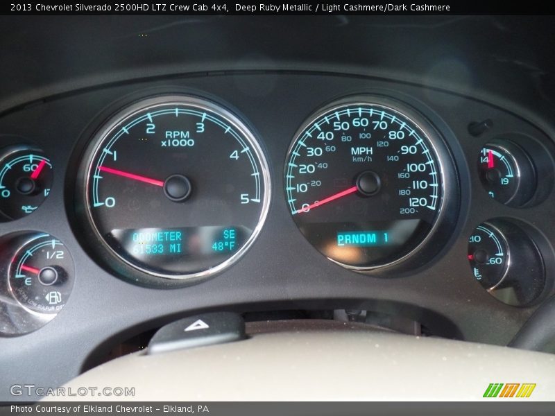 Deep Ruby Metallic / Light Cashmere/Dark Cashmere 2013 Chevrolet Silverado 2500HD LTZ Crew Cab 4x4