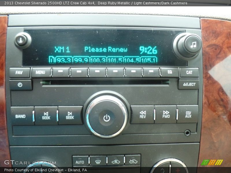 Deep Ruby Metallic / Light Cashmere/Dark Cashmere 2013 Chevrolet Silverado 2500HD LTZ Crew Cab 4x4