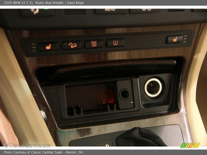 Mystic Blue Metallic / Sand Beige 2005 BMW X3 2.5i