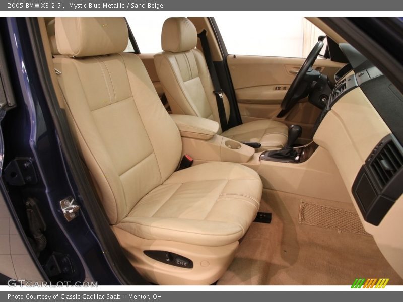 Mystic Blue Metallic / Sand Beige 2005 BMW X3 2.5i
