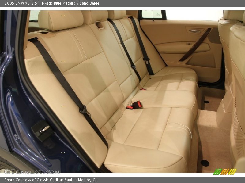 Mystic Blue Metallic / Sand Beige 2005 BMW X3 2.5i