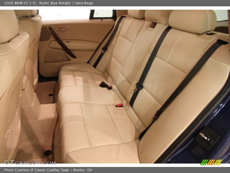 Mystic Blue Metallic / Sand Beige 2005 BMW X3 2.5i