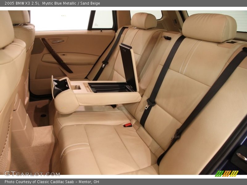Mystic Blue Metallic / Sand Beige 2005 BMW X3 2.5i